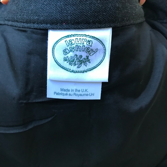 Vintage Laura Ashley Wool Pleated Skirt - Picture 4 of 8